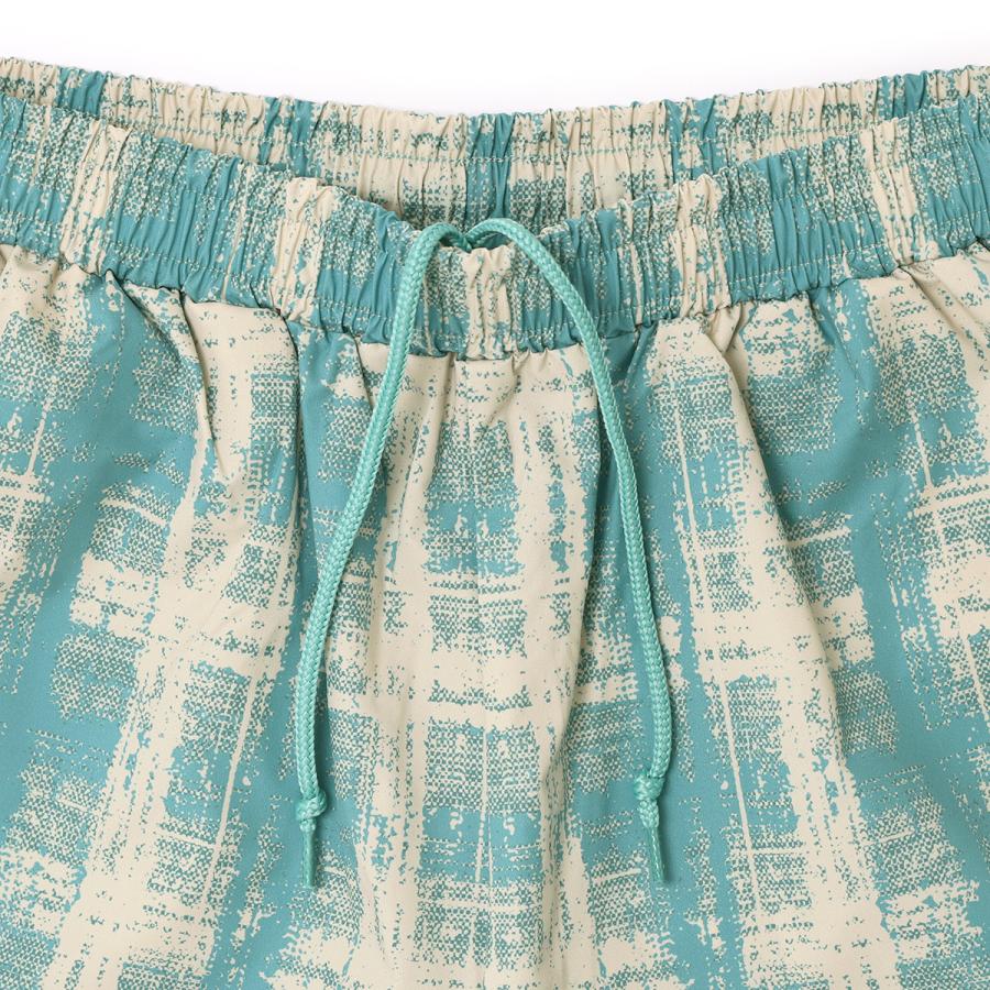 Arch cursive logo plaid shorts【B124135】nile blue/off white |  | 03