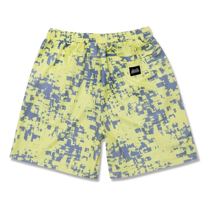 Arch grid faded shorts【B125112】citron |  | 01