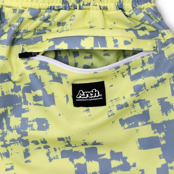 Arch grid faded shorts【B125112】citron |  | 05