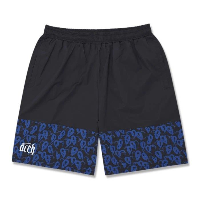 Arch brush heart shorts【B125113】black | 