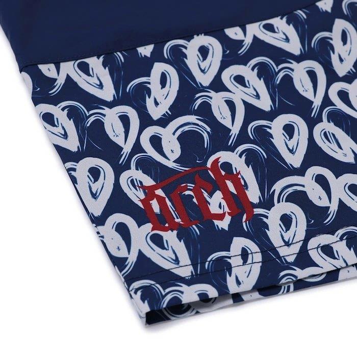 Arch brush heart shorts【B125115】navy |  | 02