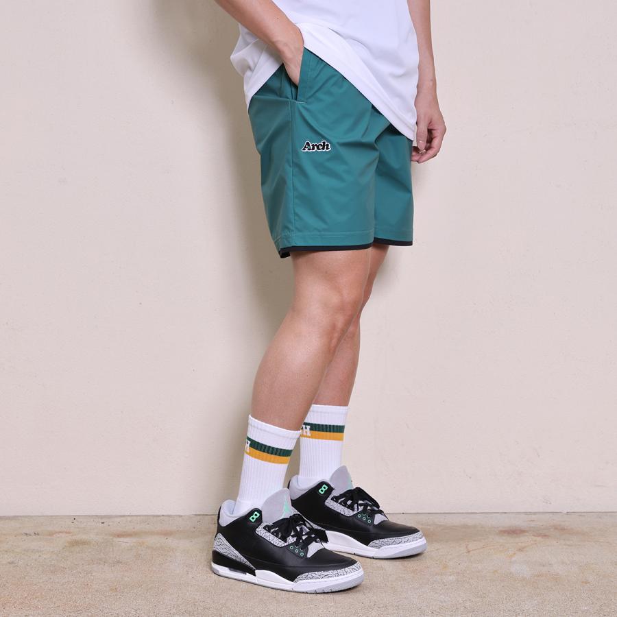 Arch switching hem shorts 【B125117】teal |  | 08