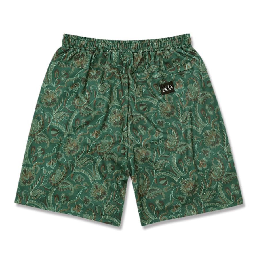 Arch gobelin fabric pattern shorts【B125125】green |  | 01
