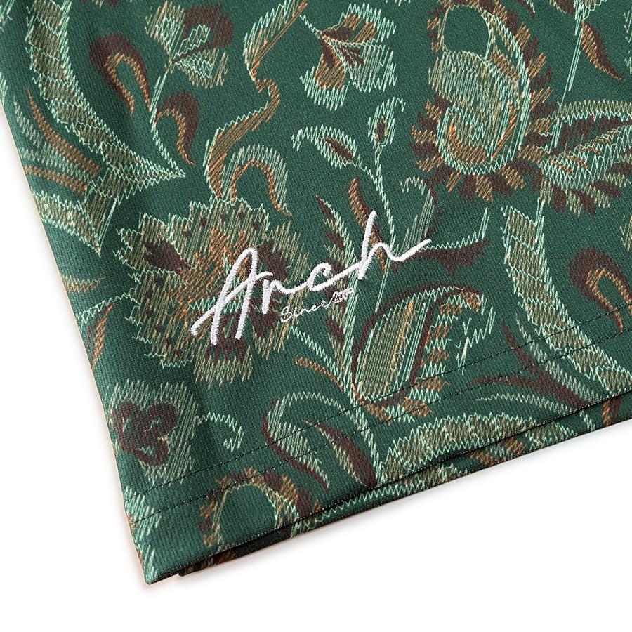 Arch gobelin fabric pattern shorts【B125125】green |  | 02