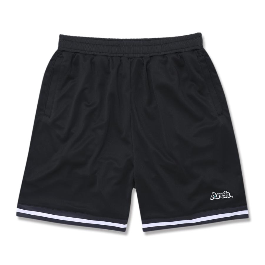 Arch hem line shorts【B125133】black/slate | 