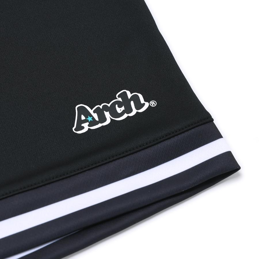 Arch hem line shorts【B125133】black/slate |  | 02