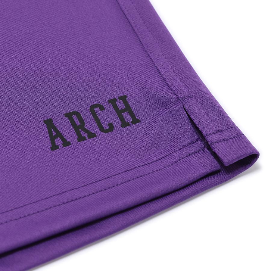Arch one side paneled shorts【B126106】purple/black |  | 02