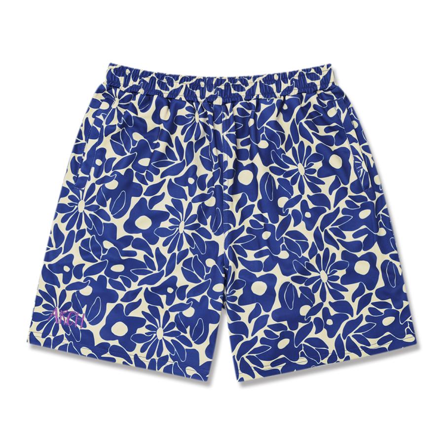 Arch rise vibes flower shorts【B126120】blue | 