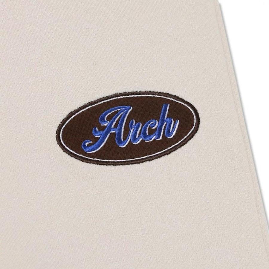 Arch oval logo sweat pants 【B224112】pale oak |  | 02