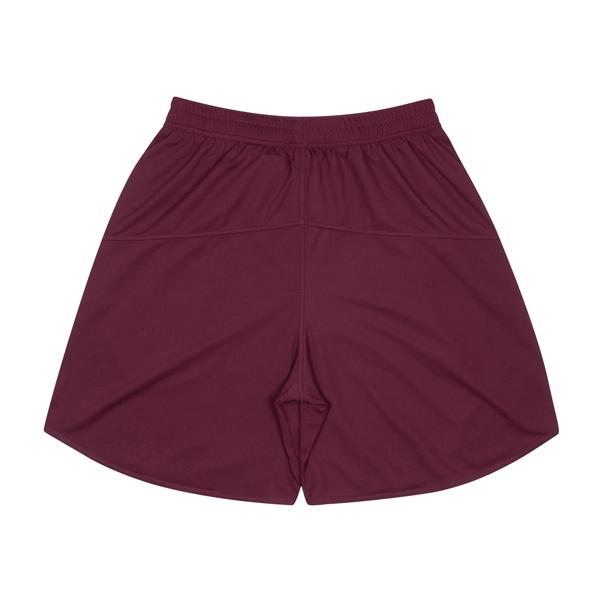 ballaholic Basic Zip  Shorts  【BHBSH00537CSI】 crimson/ivoryの画像