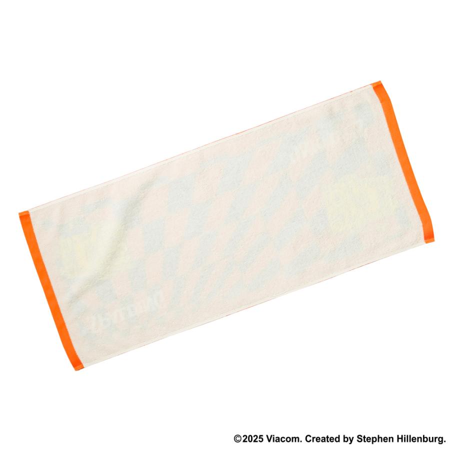 SPALDING プリントタオル スポンジ・ボブ チェッカーフラッグ 【SAT211330】 オレンジ×ディープシー |  | 01