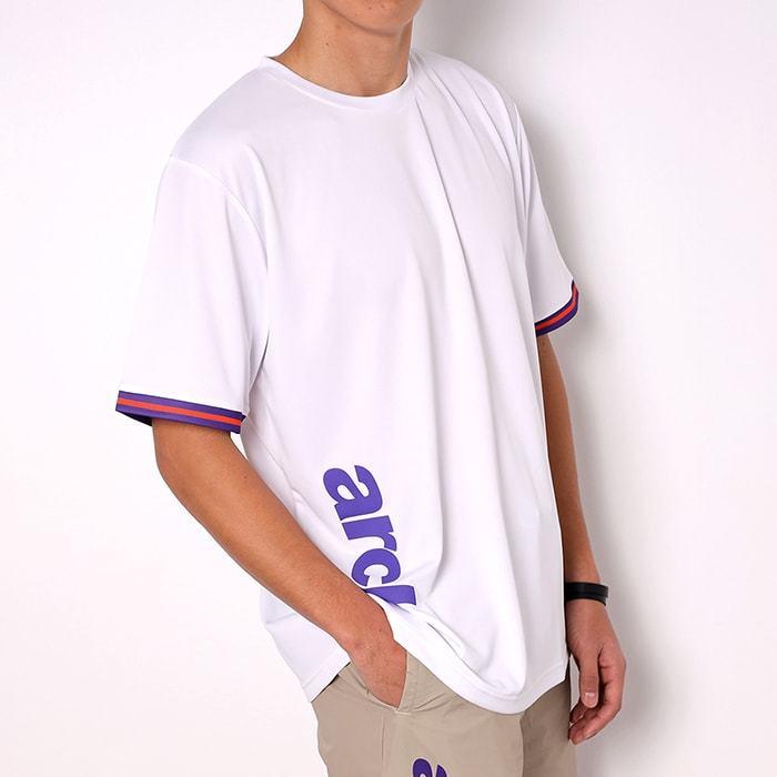 Arch sporty logo cuff line tee【T121-164】white |  | 04