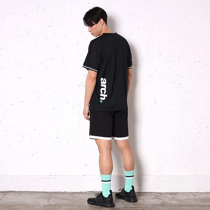 Arch sporty logo cuff line tee【T121-165】black |  | 05