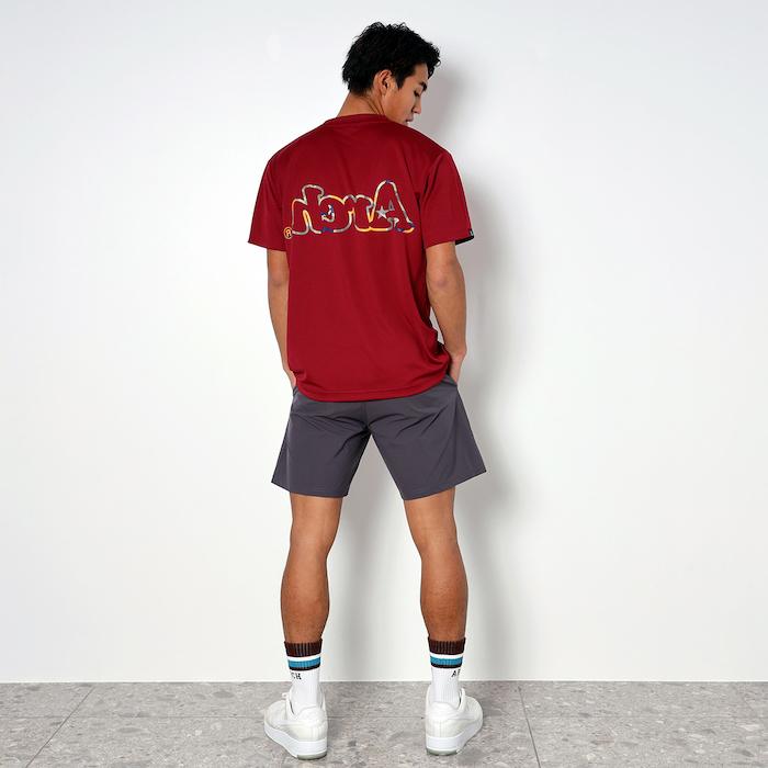 Arch camo outline logo tee【T121-169】burgundy |  | 05