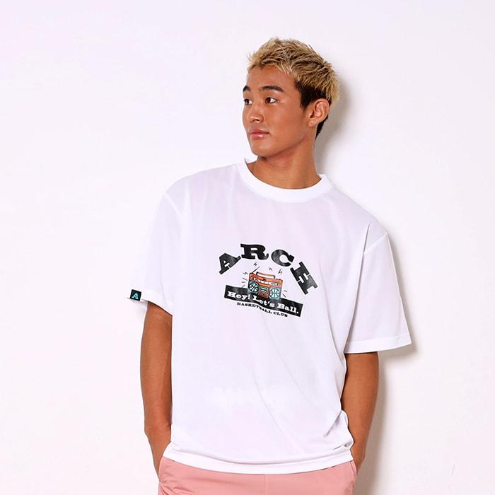 Arch awesome beat tee【T122152】white｜tipoff｜05
