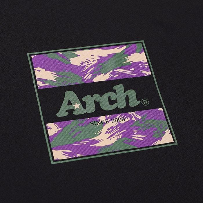 Arch lizard camo box logo tee【T122162】black |  | 01