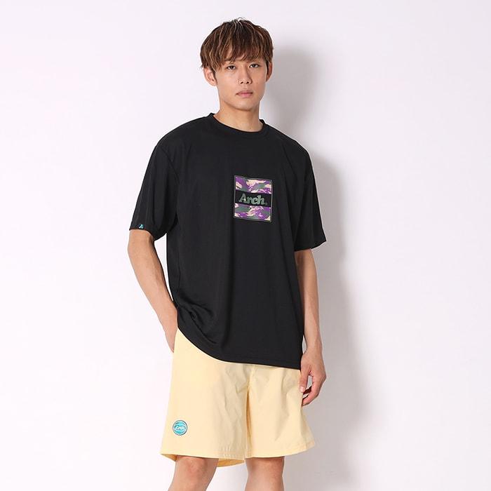 Arch lizard camo box logo tee【T122162】black |  | 02