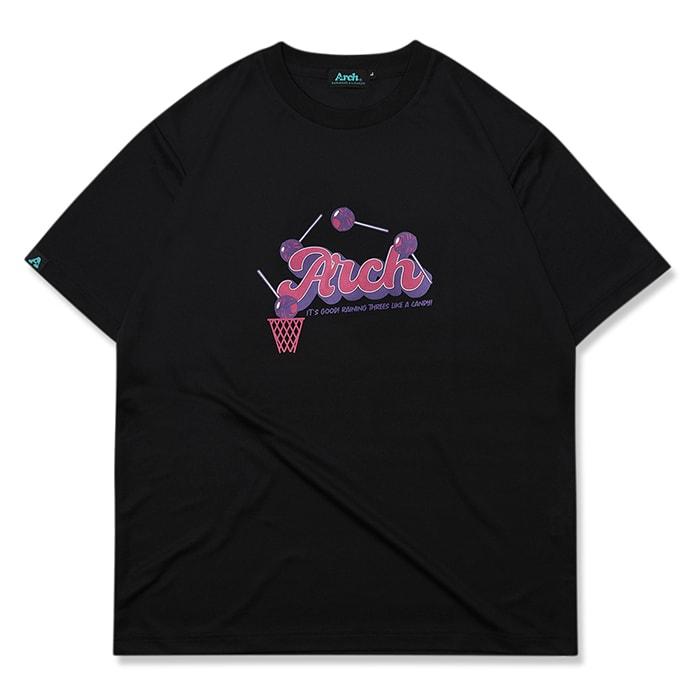 Arch candy shot tee【T123111】black | 