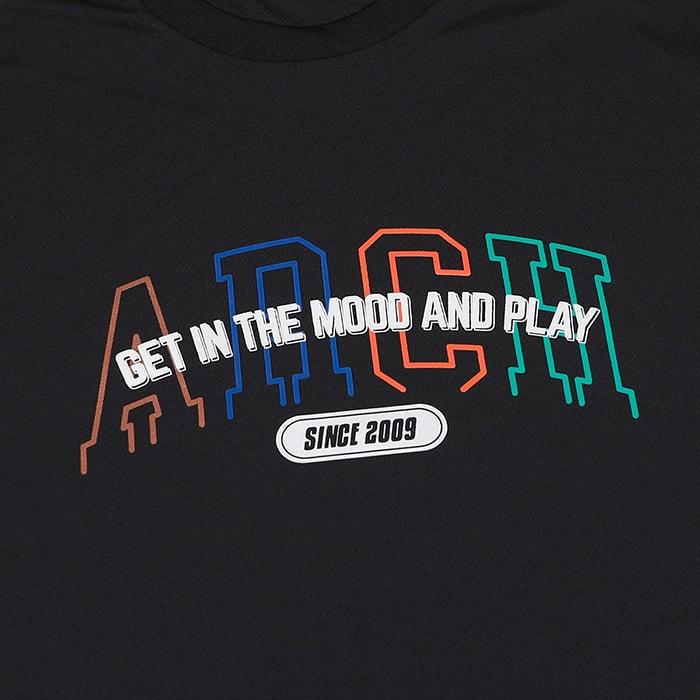 Arch college out line logo tee【T123133】black |  | 01