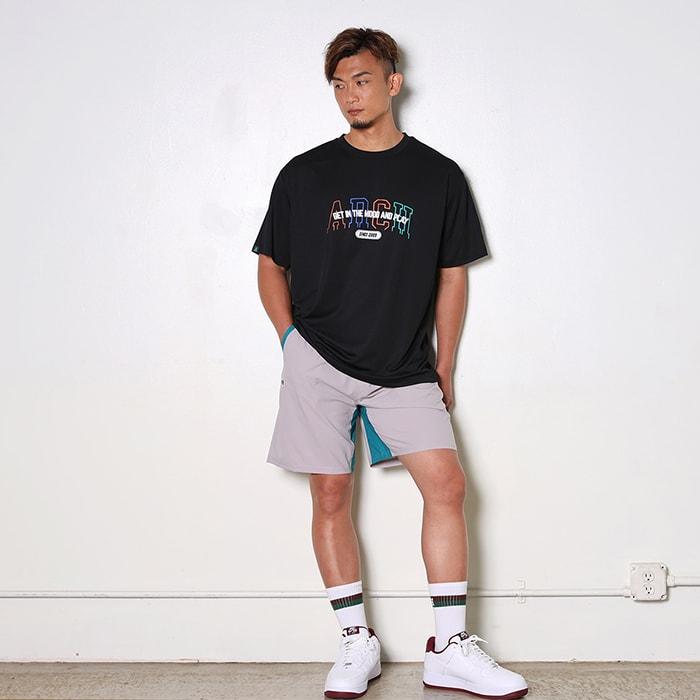 Arch college out line logo tee【T123133】black |  | 02