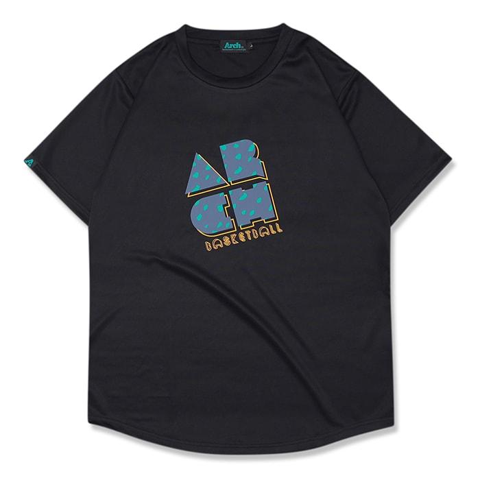 Arch block storm tee【T123154】black | 