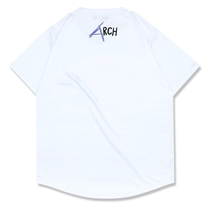 Arch scratched tee【T124101】white |  | 01