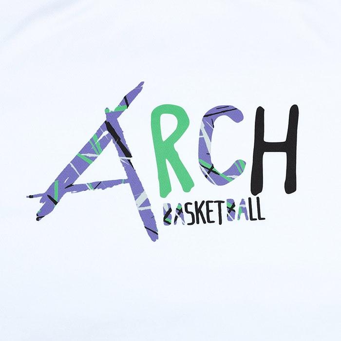 Arch scratched tee【T124101】white |  | 02