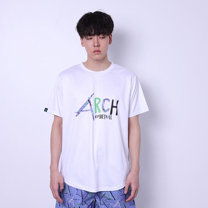 Arch scratched tee【T124101】white |  | 04