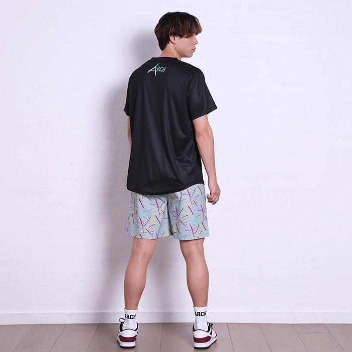 Arch scratched tee【T124102】black |  | 06