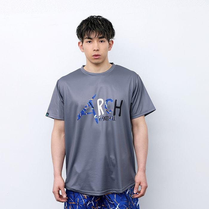 Arch scratched tee【T124103】darkgray |  | 04