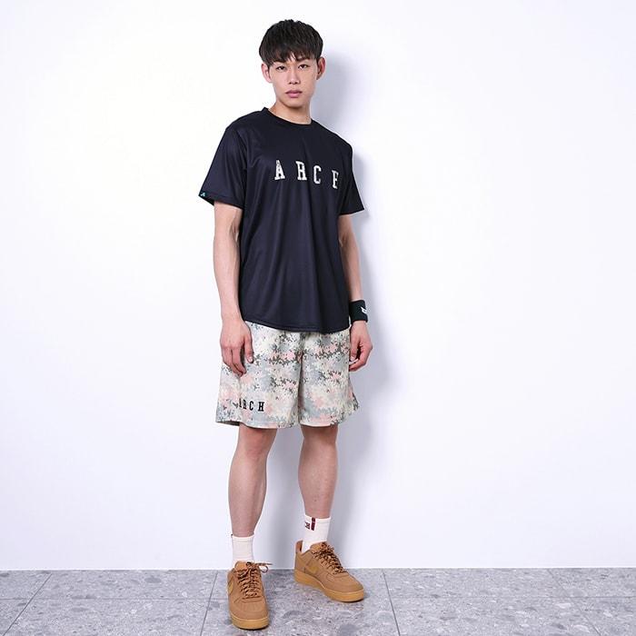 Arch  overlap camo tee【T124105】black |  | 05