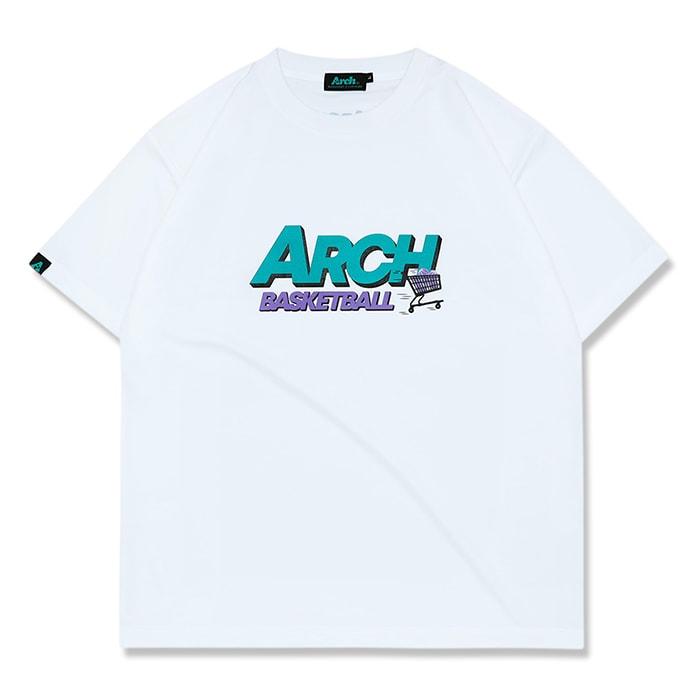 Arch run&cart tee【T124110】white | 