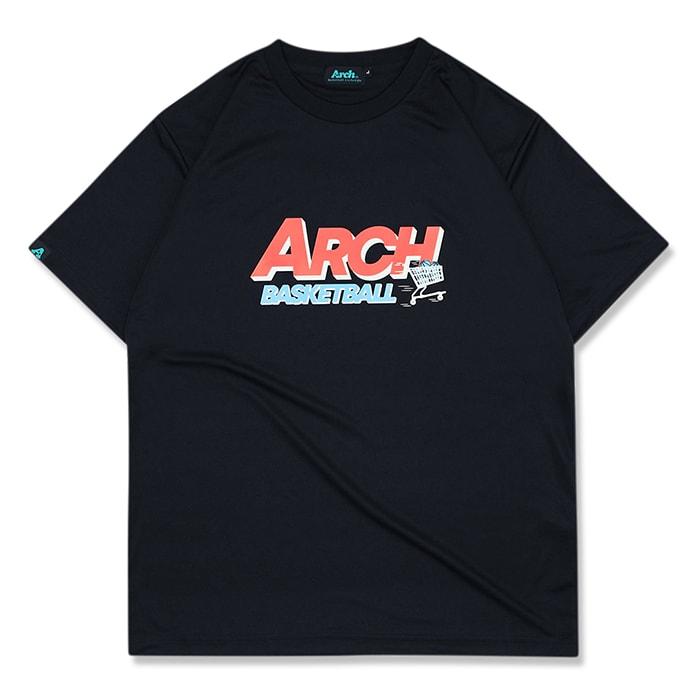 Arch run&cart tee【T124111】black | 