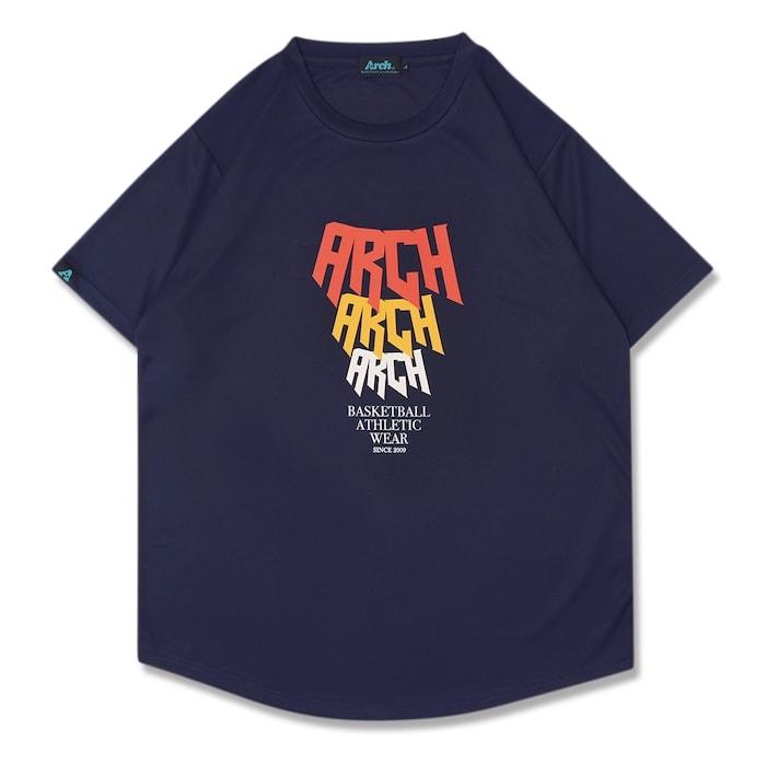 Arch rim designed tee【T124141】navy | 