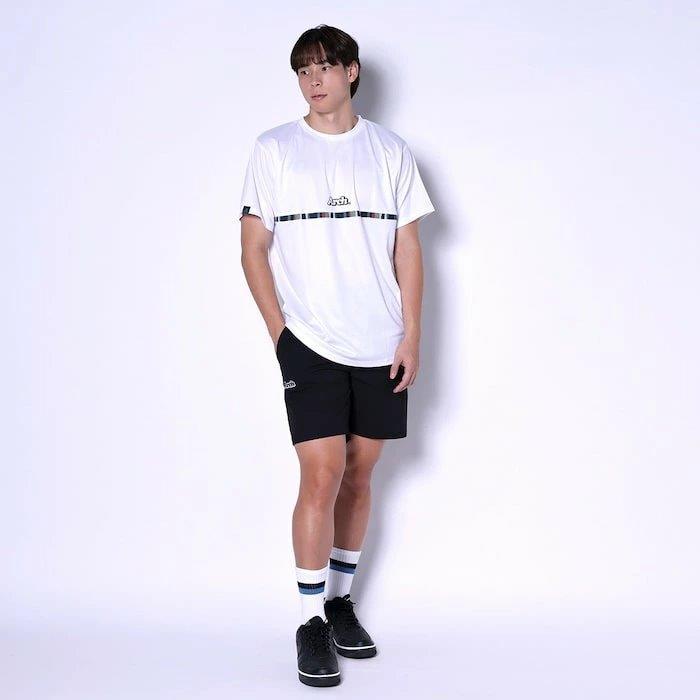 Arch print stripe tee【T124157】white |  | 05