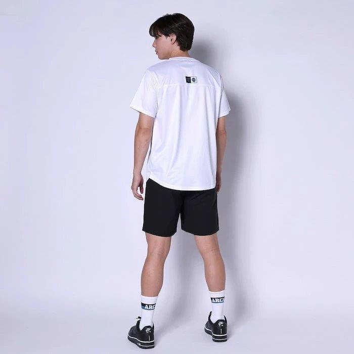 Arch print stripe tee【T124157】white |  | 06