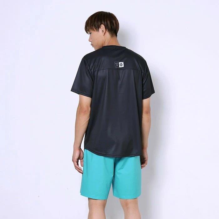 Arch print stripe tee【T124158】black |  | 05