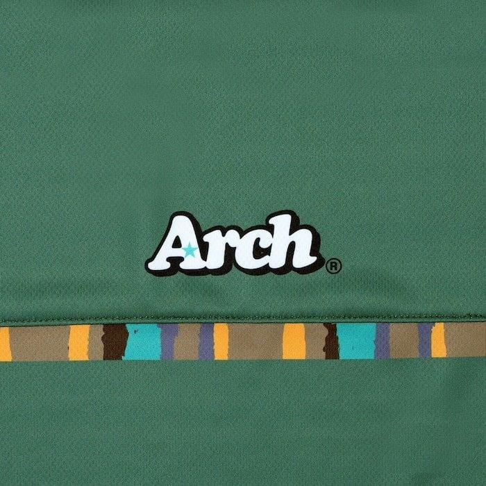 Arch print stripe tee【T124159】green |  | 02