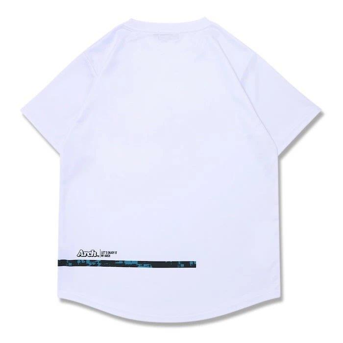 Arch grid faded tee【T125119】white |  | 01