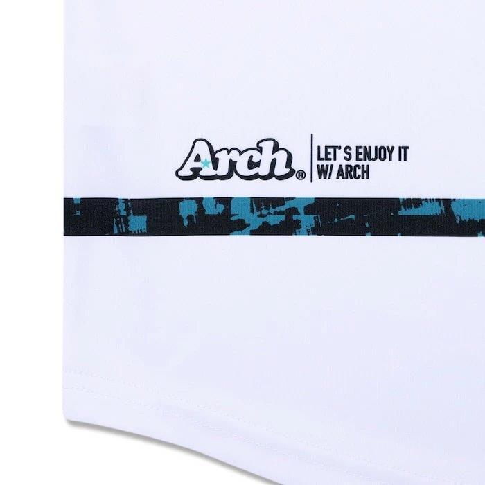 Arch grid faded tee【T125119】white |  | 03