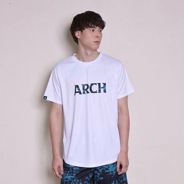 Arch grid faded tee【T125119】white |  | 05