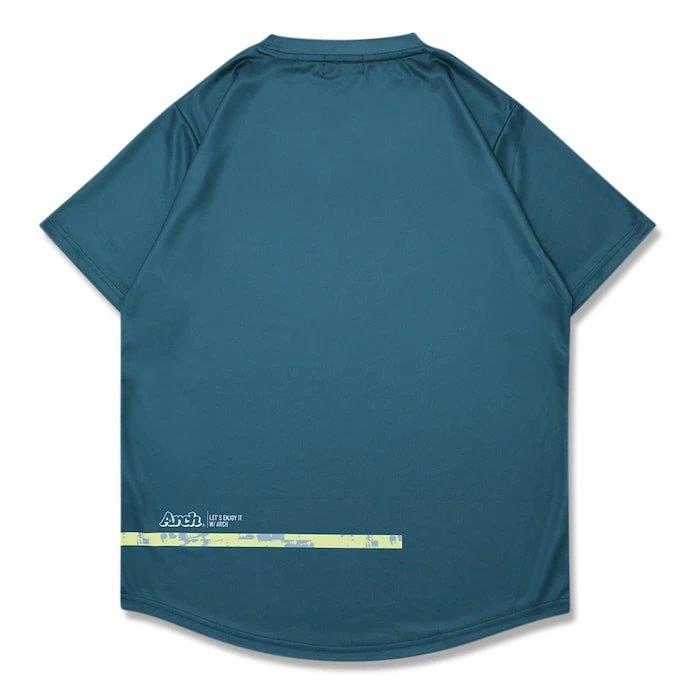 Arch grid faded tee【T125121】stome blue |  | 01