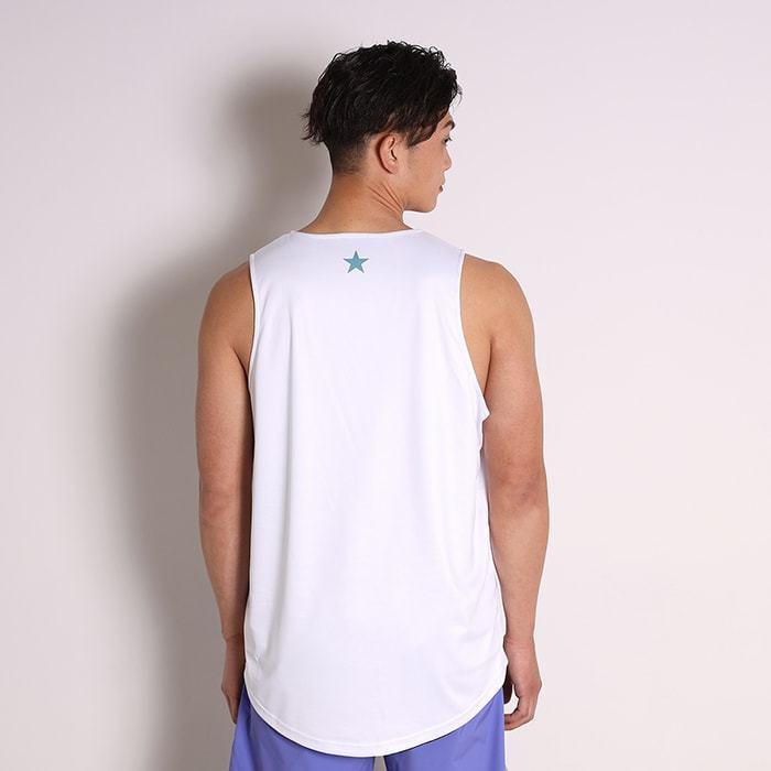 Arch color block rev. tank 【T222-104】white/black |  | 10