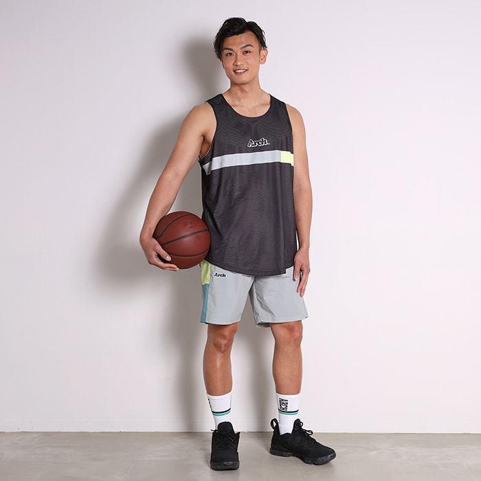 Arch color block rev. tank 【T222-104】white/black |  | 11