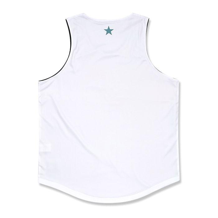 Arch color block rev. tank 【T222-104】white/black |  | 02