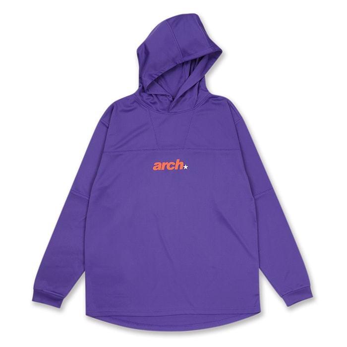 Arch sporty logo L/S parka【T321120】】purple | 