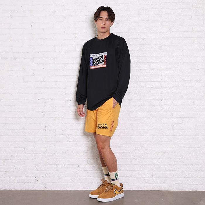 Arch rough designed L/S tee【T323110】black |  | 03