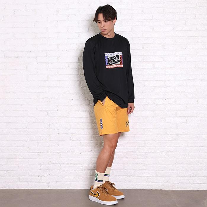 Arch rough designed L/S tee【T323110】black |  | 05