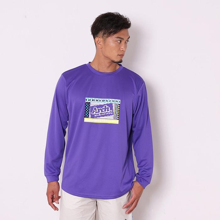 Arch rough designed L/S tee【T323111】purple |  | 04