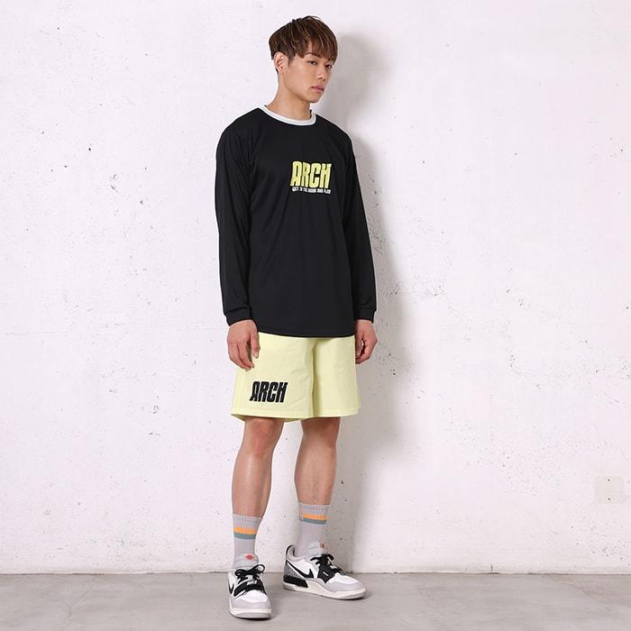 Arch split  logo  L/S tee 【T323119】black |  | 04